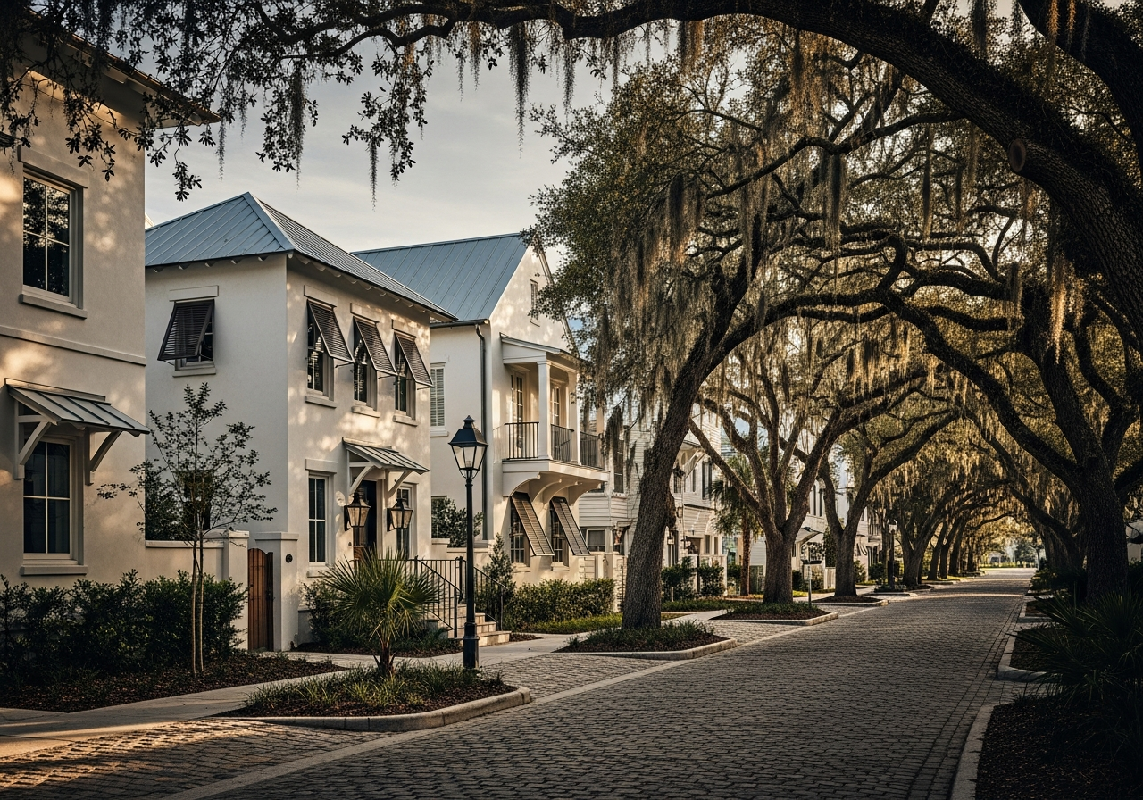 Custom home construction along Scenic 30A Florida