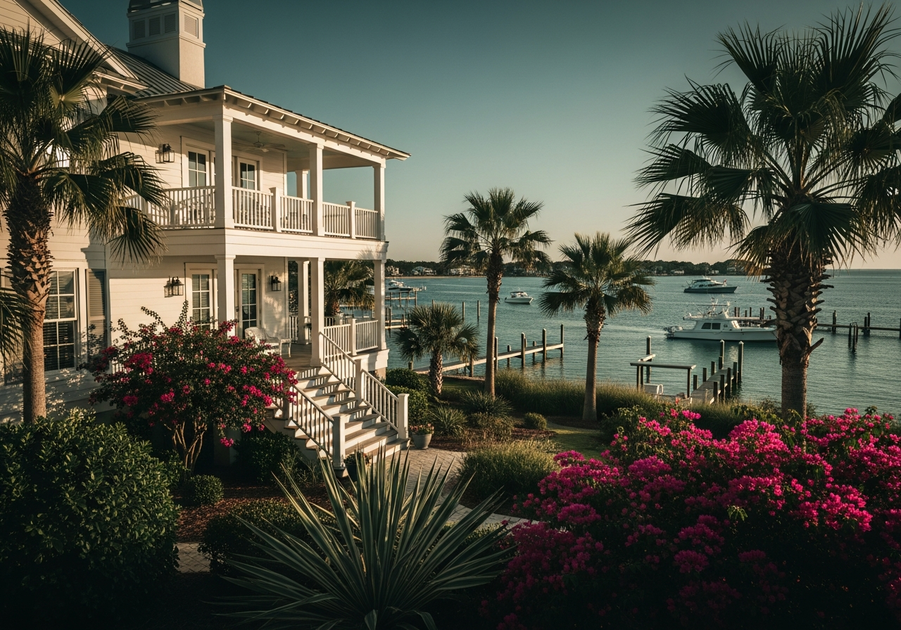 Luxury home construction in Destin, Florida