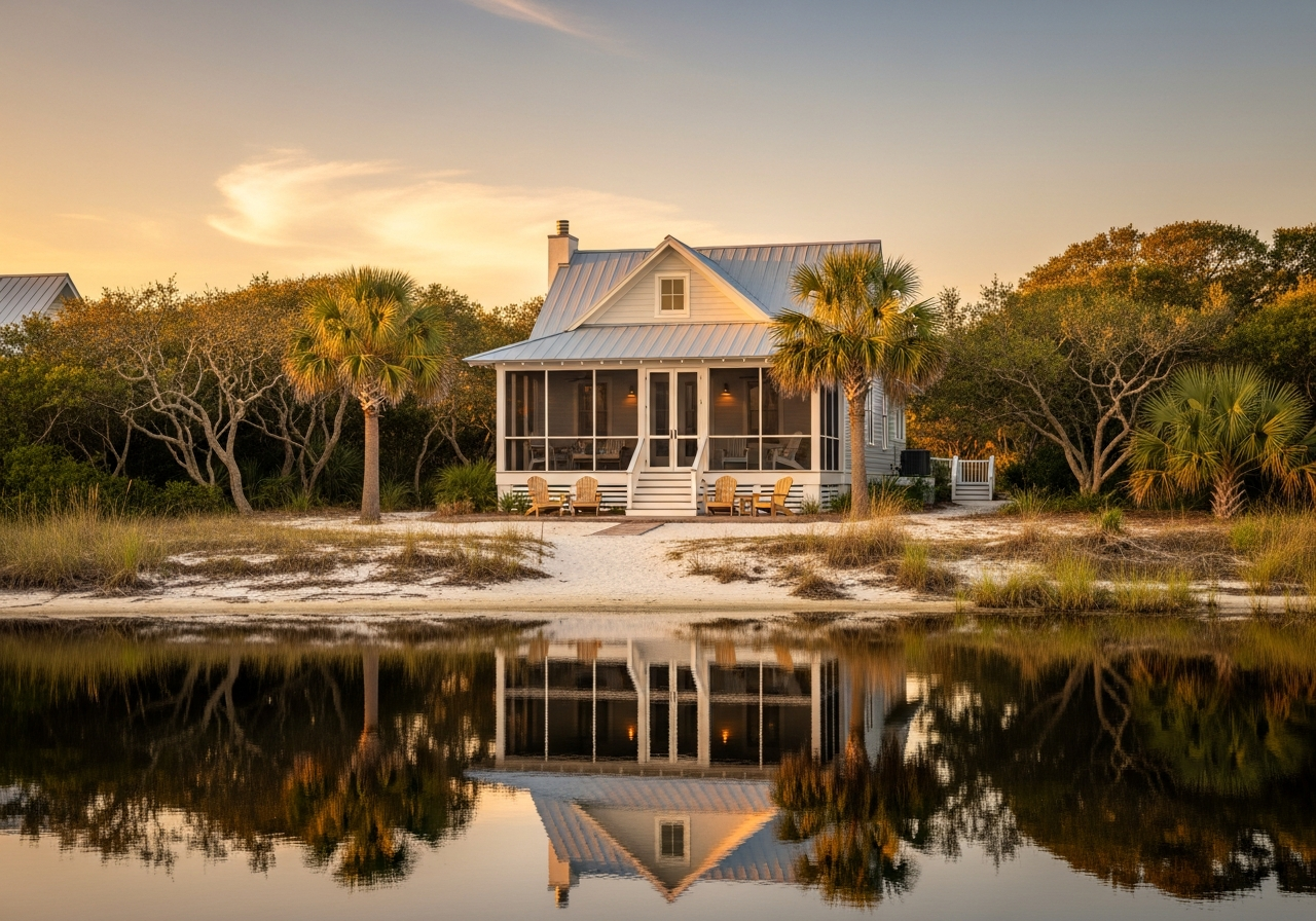 Home construction in Seagrove Beach, Florida