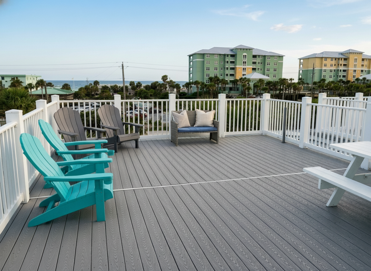 Rooftop deck Panama City Beach